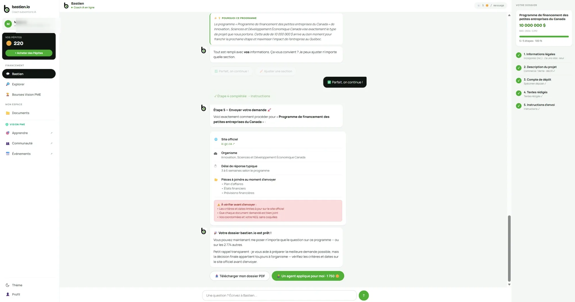 Bastien.io — aperçu 2