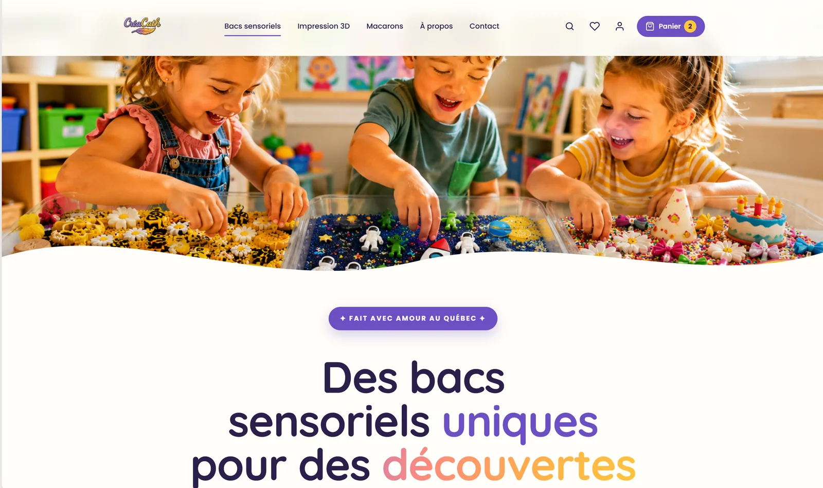 Boutique en ligne CréaCath